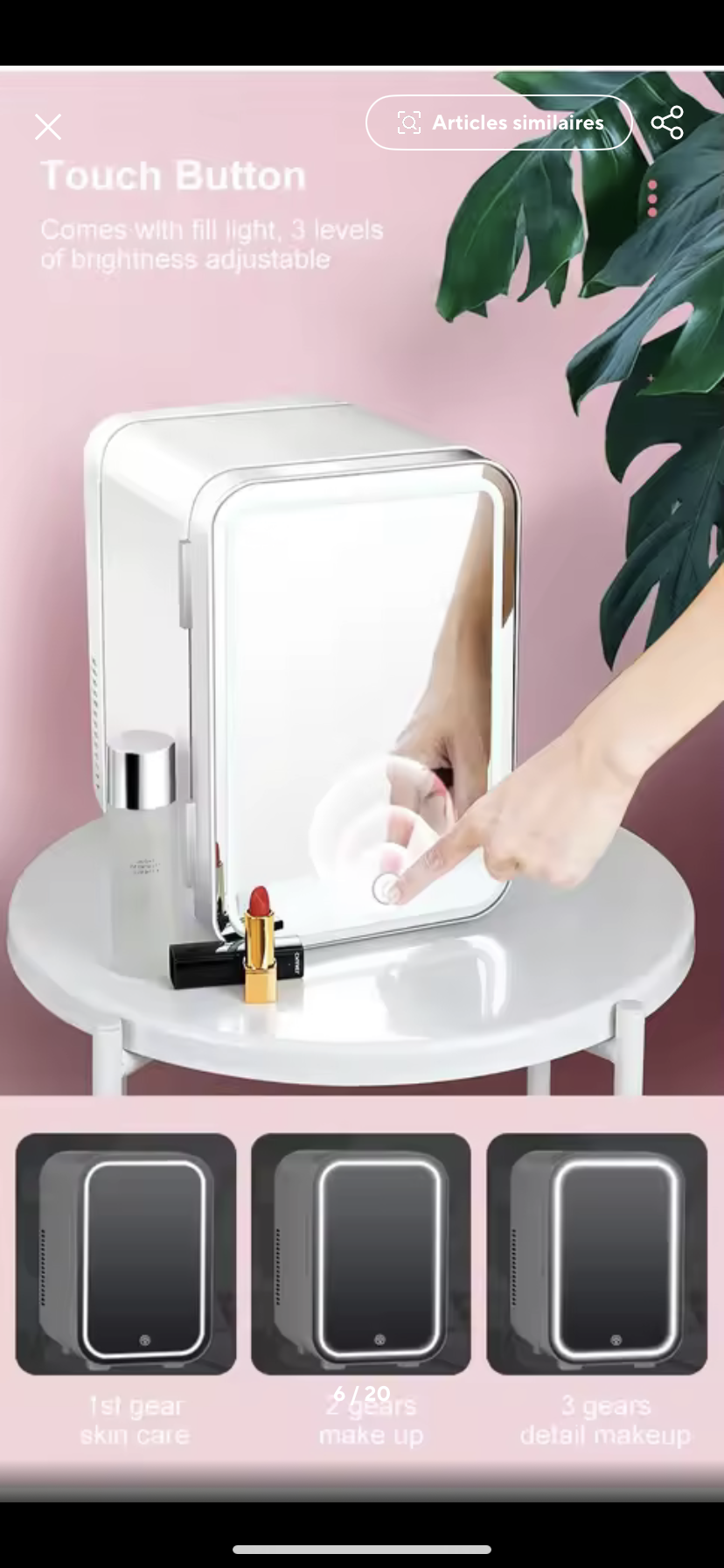 MINI FRIDGE - Mini Frigo Portable Beauté & Boissons 4L